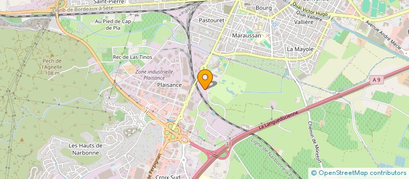 localisation de l'entreprise POP à NARBONNE