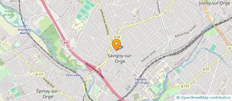 localisation de l'entreprise POP 91 à SAVIGNY-SUR-ORGE