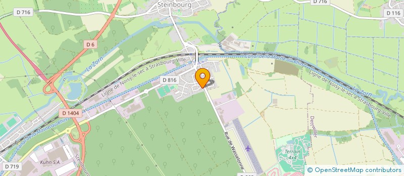 localisation de l'entreprise POP  STEINBOURG