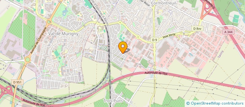 localisation de l'entreprise POP  CORMONTREUIL