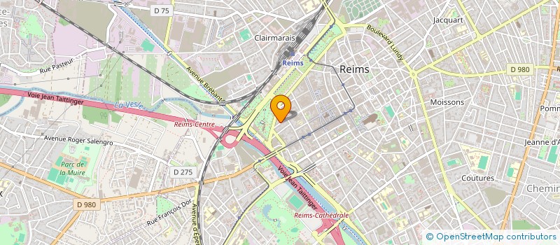 localisation de l'entreprise POP AGENCY à REIMS