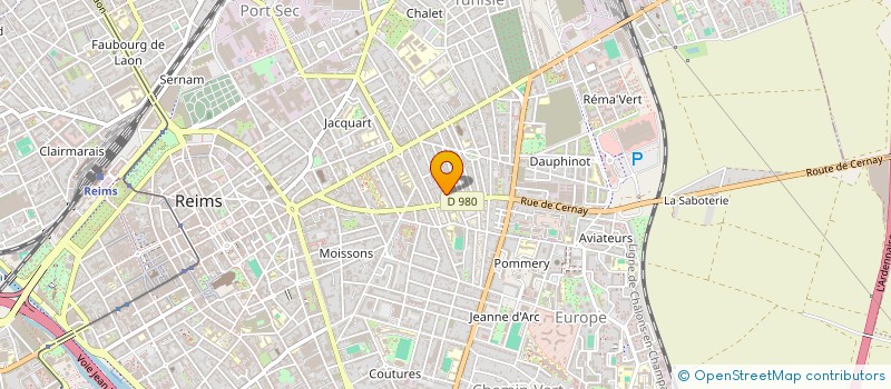 localisation de l'entreprise POP ART  REIMS