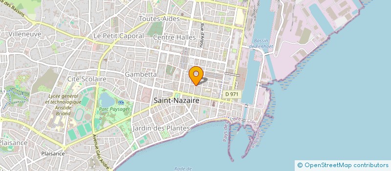 localisation de l'entreprise POP'ART DESIGN à SAINT-NAZAIRE