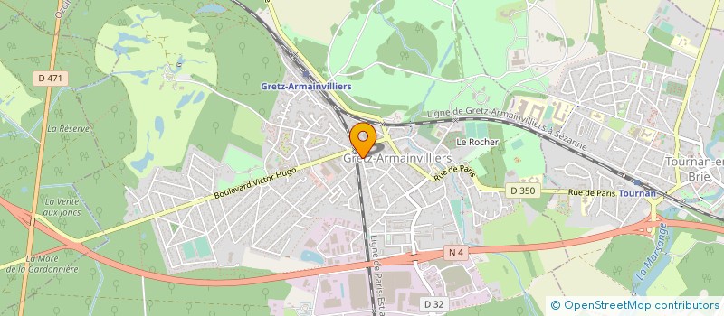 localisation de l'entreprise POP ART FERMETURES à GRETZ-ARMAINVILLIERS