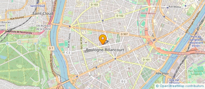 localisation de l'entreprise POP BOULBIL  BOULOGNE-BILLANCOURT