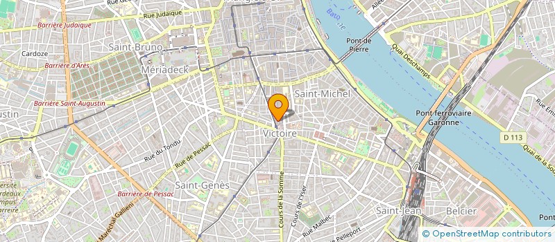 localisation de l'entreprise POP BURGER VICTOIRE  BORDEAUX