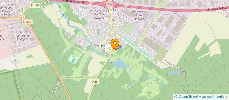 localisation de l'entreprise POP CAGNOTTE  FERRIERES-EN-BRIE