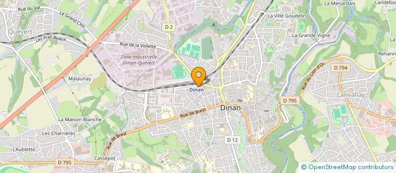 localisation de l'entreprise POP CHOEUR'N DINAN à DINAN