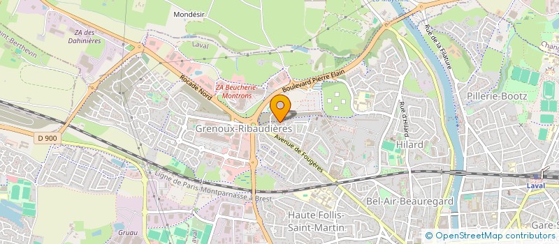 localisation de l'entreprise POP&CO'53  LAVAL