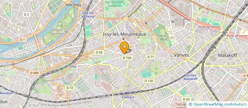 localisation de l'entreprise POP & CODE à ISSY-LES-MOULINEAUX