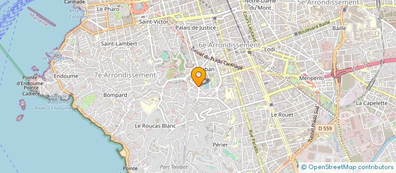localisation de l'entreprise POP CONCEPT à MARSEILLE