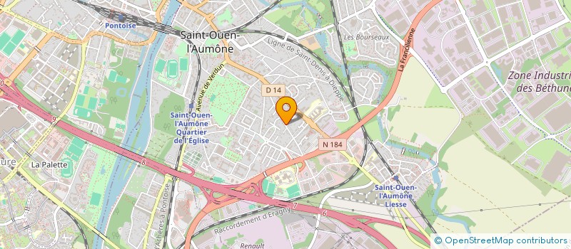 localisation de l'entreprise POP HOLDING à SAINT-OUEN-L'AUMONE