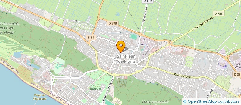 localisation de l'entreprise POP ICE  SAINT-JEAN-DE-MONTS