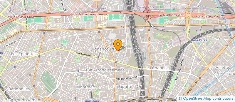 localisation de l'entreprise POP IN EVENTS à CLICHY