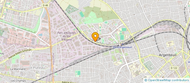 localisation de l'entreprise POP-INN PALETAS à ARGENTEUIL
