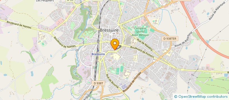 localisation de l'entreprise POP INVEST  BRESSUIRE