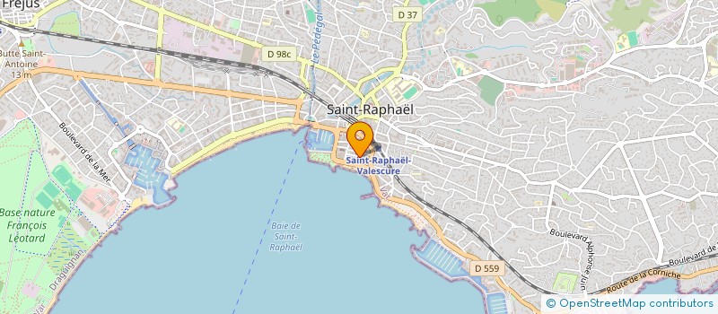 localisation de l'entreprise POP INVEST à SAINT-RAPHAEL
