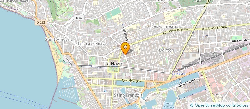 localisation de l'entreprise POP'IZ à LE HAVRE