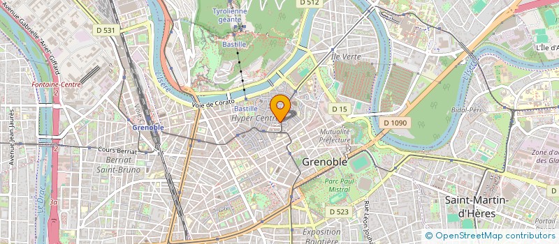 localisation de l'entreprise POP LOCAL à GRENOBLE