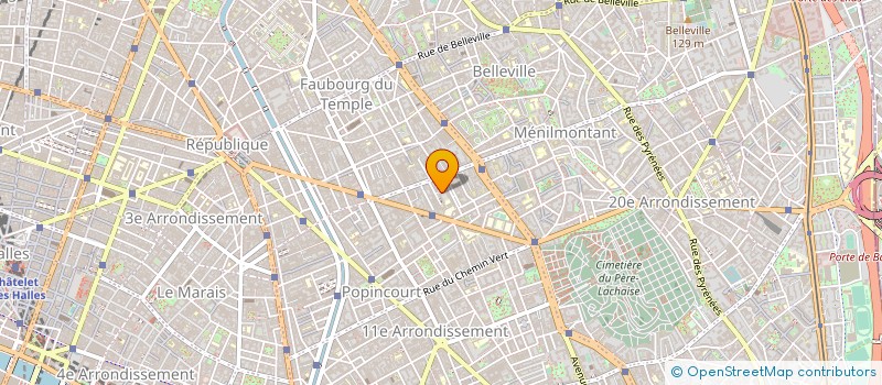 localisation de l'entreprise POP MATE à PARIS