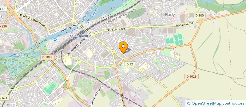 localisation de l'entreprise POP MUSIC EVENTS à SAINT-QUENTIN