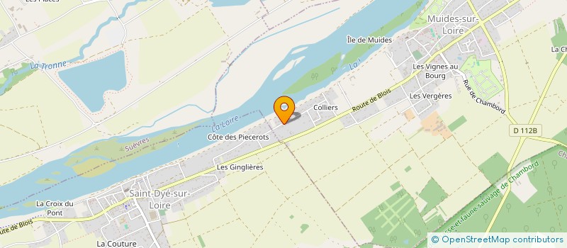 localisation de l'entreprise POP OUEST ORGANISATION  MUIDES-SUR-LOIRE