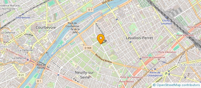 localisation de l'entreprise POP PARTY à NEUILLY-SUR-SEINE