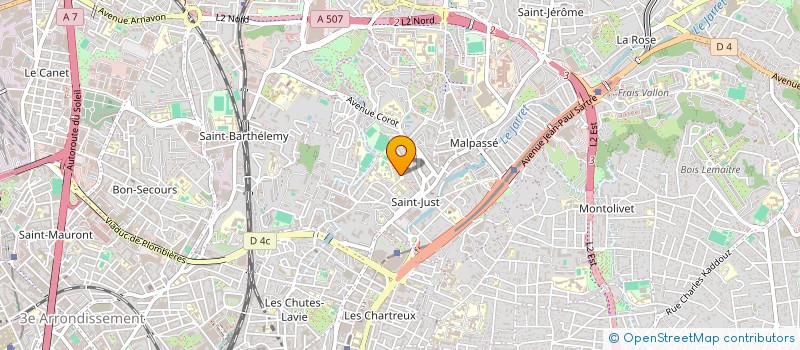 localisation de l'entreprise POP PATRIMOINE à MARSEILLE