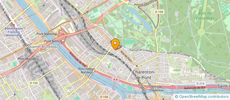 localisation de l'entreprise POP RENOV à CHARENTON-LE-PONT