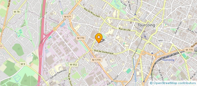 localisation de l'entreprise POP&ROCK COVER  TOURCOING