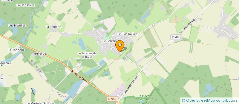 localisation de l'entreprise POP ROCK MISSION 37  SEMBLANCAY