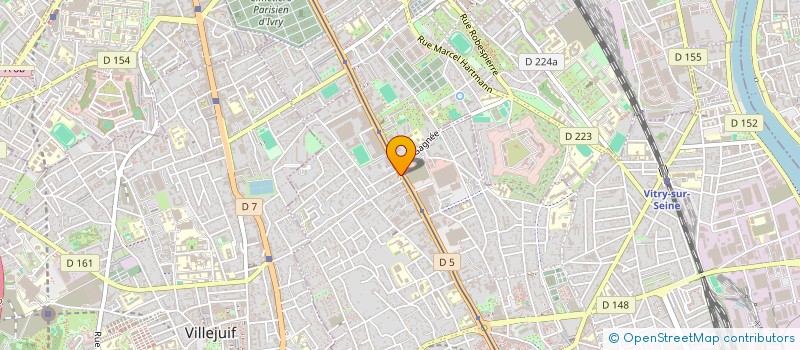 localisation de l'entreprise POP'S à VITRY-SUR-SEINE