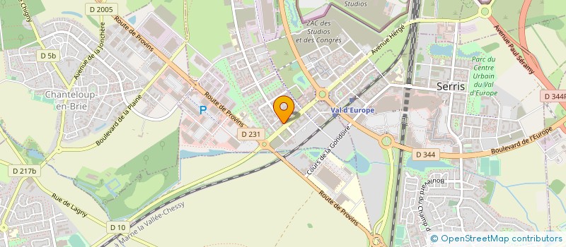 localisation de l'entreprise POP'S AUTO  MONTEVRAIN