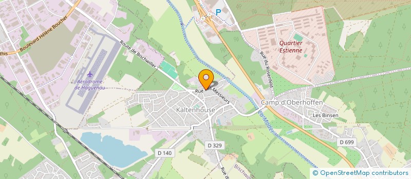 localisation de l'entreprise POP'S CORNER SHOP  KALTENHOUSE