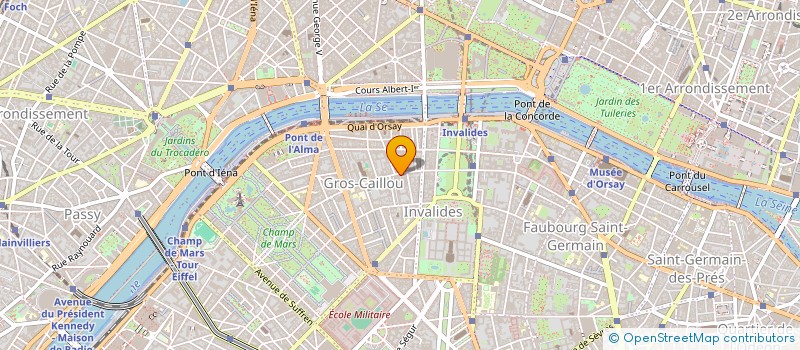 localisation de l'entreprise POP SAINT DOMINIQUE à PARIS