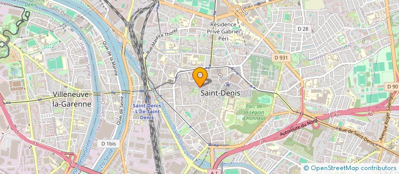 localisation de l'entreprise POP SAP à SAINT-DENIS