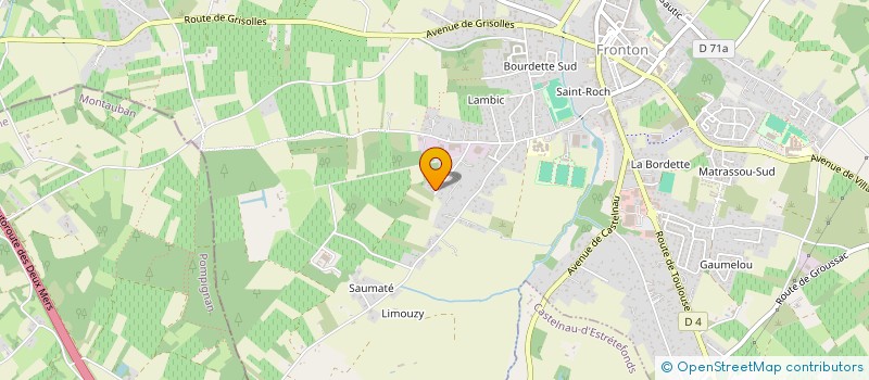 localisation de l'entreprise POP THE MOMENT  FRONTON