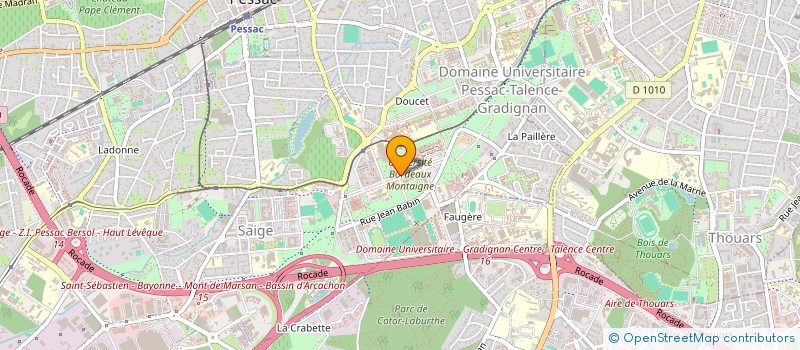 localisation de l'entreprise POP-UP : INFORMATION ET REPORTAGE à PESSAC