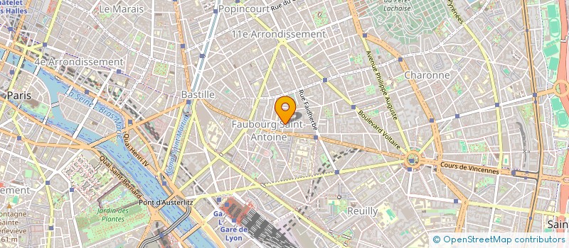 localisation de l'entreprise POP YOUR LIFE  PARIS