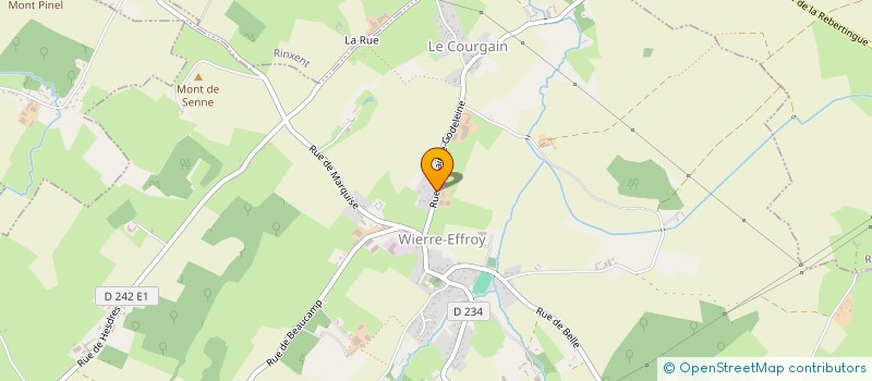 localisation de l'entreprise POP1  WIERRE-EFFROY