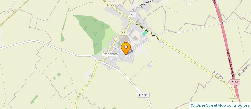 localisation de l'entreprise POPA  RONSSOY
