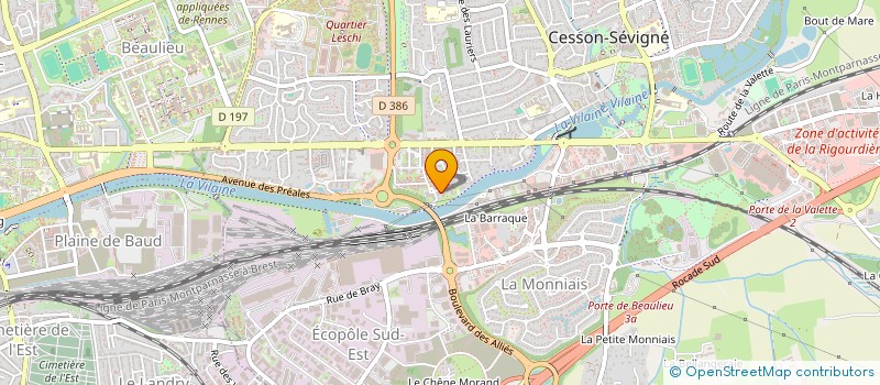 localisation de l'entreprise POPA-DELANNOY  CESSON-SEVIGNE