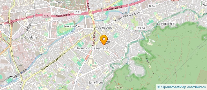 localisation de l'entreprise POPA IMMO à MARSEILLE