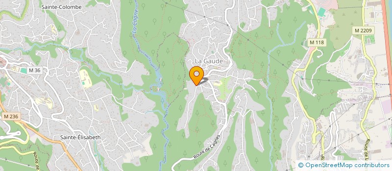 localisation de l'entreprise POPANO  LA GAUDE