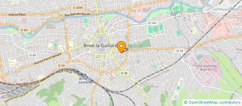 localisation de l'entreprise POPARTH  BRIVE-LA-GAILLARDE