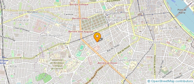 localisation de l'entreprise POPCORN à BORDEAUX