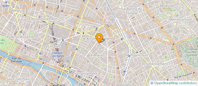 localisation de l'entreprise POPELIUM  PARIS