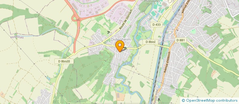 localisation de l'entreprise POPEYE  BRUNSTATT-DIDENHEIM