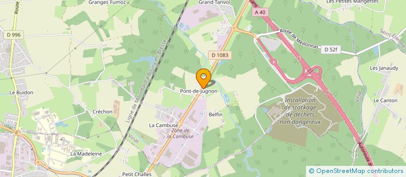 localisation de l'entreprise POPEYE A DOMICILE à VIRIAT