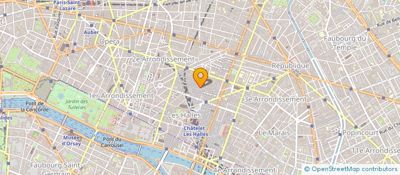 localisation de l'entreprise POPI  PARIS